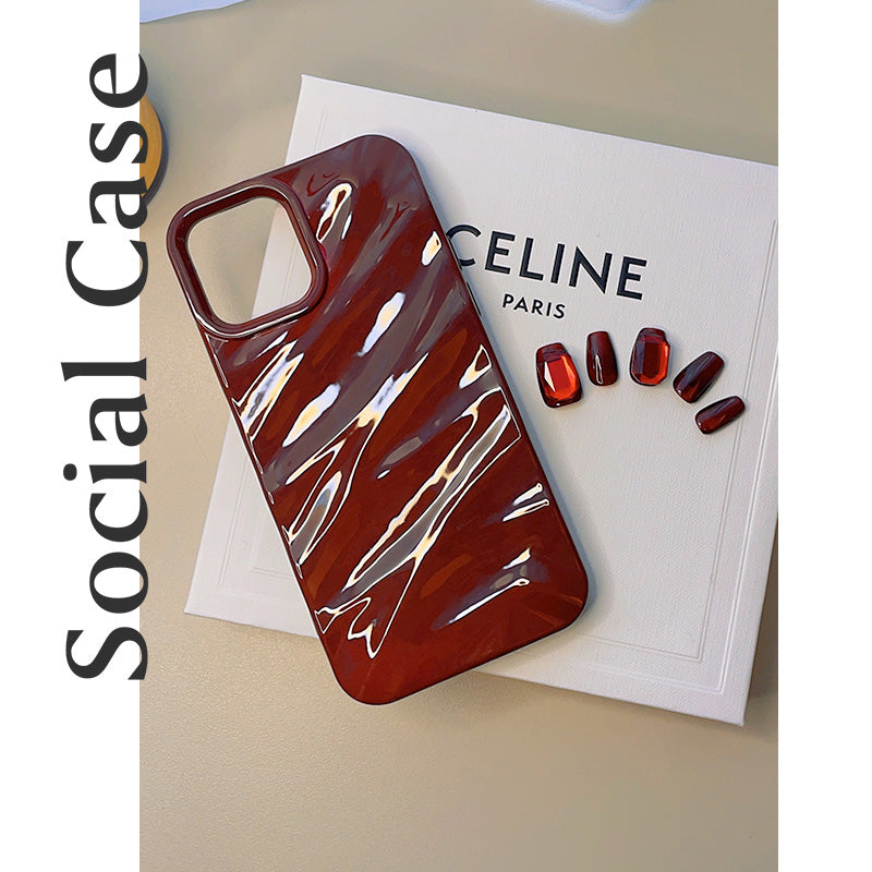 Social-Case Selection/ Textured phone case/ iPhone/ sense of line